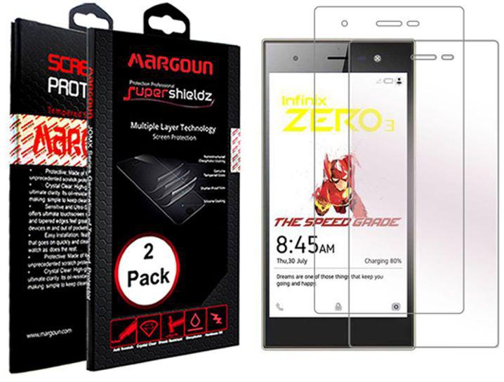 Pack Of 2 Tempered Glass Screen Protector For Infinix Zero 3 X552 Clear