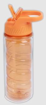 كول جير زجاجة  مياه للأطفال معزولة بجدار مزدوج - 473 مللي
