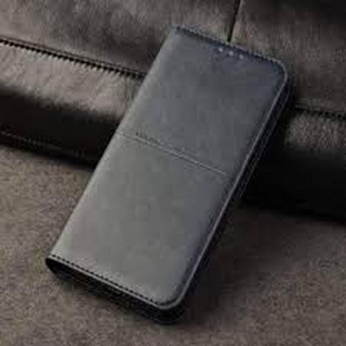 Nokia C30 Quality Genuine Leather Flip Case - Black