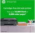 HP Smart Tank 515 Printer Wireless, Print, Scan, Copy, All In One Printer, Print up to 18000 black or 8000 color pages - Black [1TJ09A]
