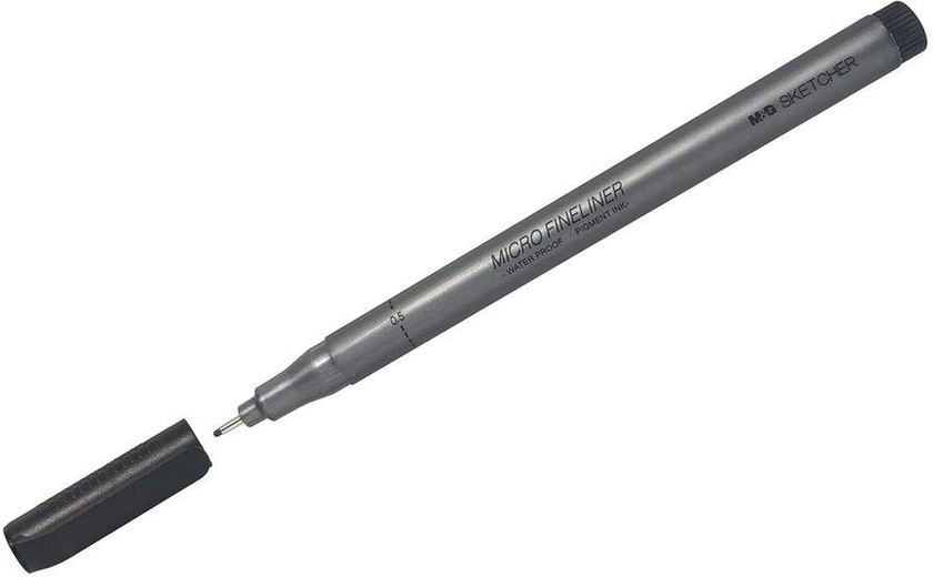 MG قلم سن ريشه 0.5 اسود