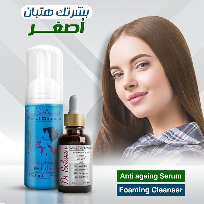 DR Selwan Foaming Cleanser 150ml +Antiageing Serum 30ml