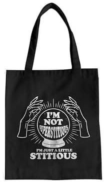 Canvas Tote Bag for Women - Aesthetic Cute Tote Bags Inspirational Gifts for Women- TB05-Black