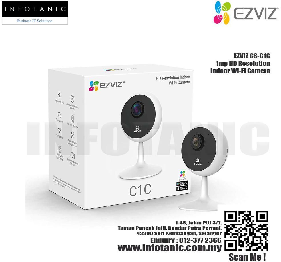 EZVIZ CS-C1C 1MP HD RESOLUTION Wi-Fi CAMERA