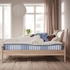 VALEVÅG Pocket sprung mattress, extra firm/light blue, 140x200 cm - IKEA
