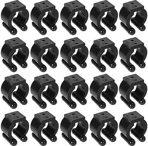 20PCS Club Clip Fishing Rod Pole Storage Tip Clips Clamps Holder Plastic new 