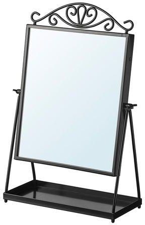 مرآة لزينة الطاولة أسود 27X43سنتيمتر