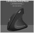 2.4G Wireless Vertical Optical Mouse With USB Receiver Black