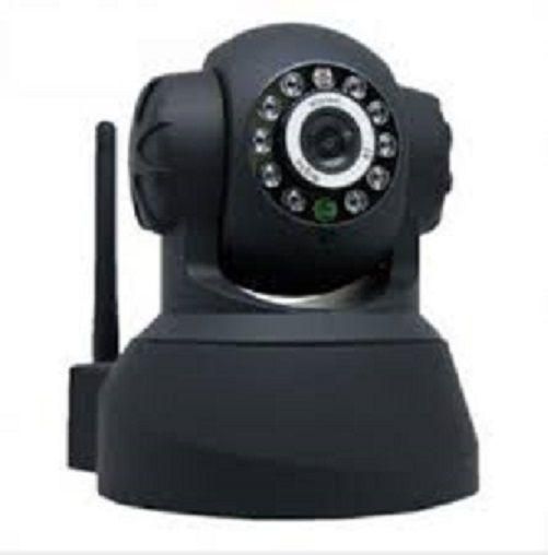 CCTV Wireless Wifi HD P2P IP Network Home IR Night Vision Security Camera Black Color