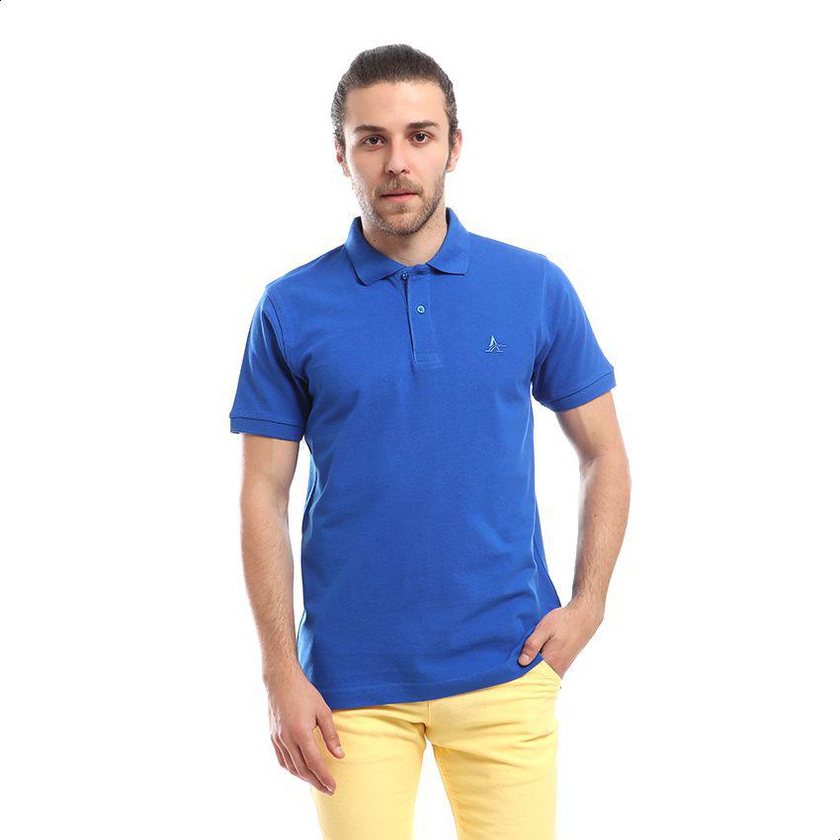 Andora Short Sleeve Polo Shirt For Men - Royal Blue