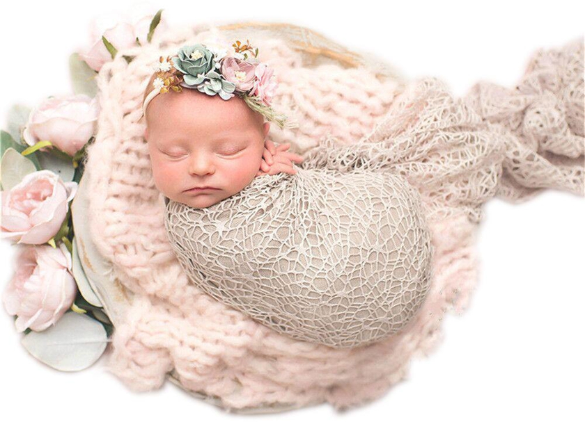 Baby's Photography Prop Fashion Simple Solid Color Lace Comfort Photo Prop