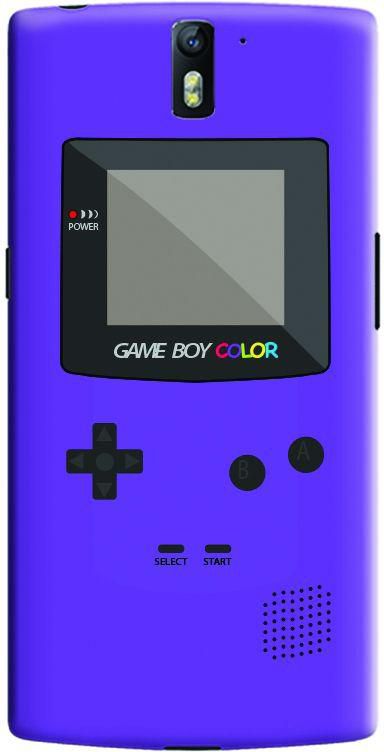 Stylizedd OnePlus One Slim Snap Case Cover Matte Finish - Gameboy Color - Purple