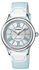Casio Watch for Women Analog , Leather , Light Blue , LTP-E113L-2A