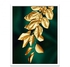 Home Art Tableau Barwaz With White Frame Design Abstract Tree Golden ,2 Pieces