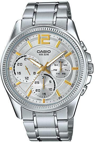 Casio MTP-E305D-7A For Men Analog, Casual Watch