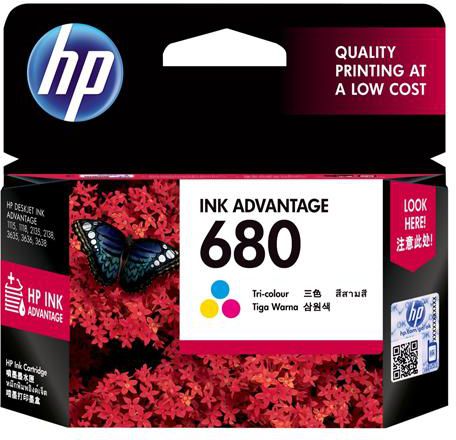 HP 680 TRI-Color Ink Cartridge