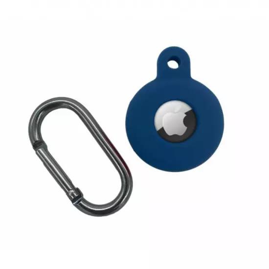 Silicone casewith hook for AirTag blue | Gear-up.me