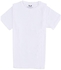 Click white Cotton Basic T-Shirt, Tee Crew Neck, Short Sleeve, Size XXL, For Women's.
