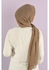 AM-Shop Long Scarf Crepe Solid For Women (Coffe )