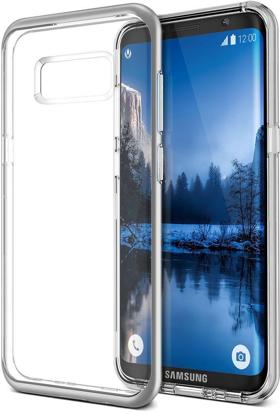 VRS Design Samsung Galaxy S8 PLUS Crystal Bumper cover / case - Light Silver