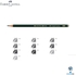 Faber Castell Graphite Pencil 9000 - Pack of 12 Pencils (Black Lead)