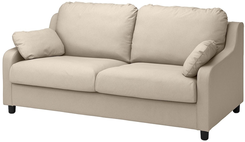 VINLIDEN Cover for 3-seat sofa - Hakebo beige