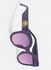 نظارة شمسية بإطار بيضوي مرن ومقاوم للتآكل طراز 2129L5 للنساء