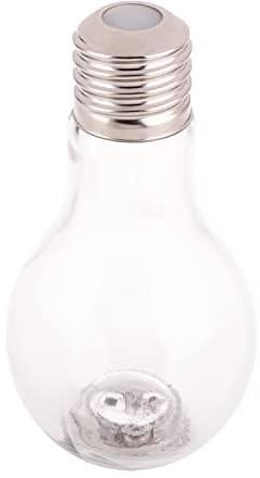 AKDC Light Bulp Bottle L(9CM)XW(9CM)XH(18CM) Transparent