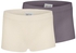 Silvy Set Of 2 Casual Shorts For Girls - Beige Gray, 12 - 14 Years