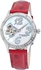 Stuhrling Original Women's Mother of Pearl Dial Casual Watch Leather Strap - 196SW.1115H7