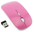 Ultra-thin 2.4Ghz Wireless Mouse Super Slim 1600DPI Ajustable Optical USB Receiver Gaming Mice For Computer Laptop PC(Green)
