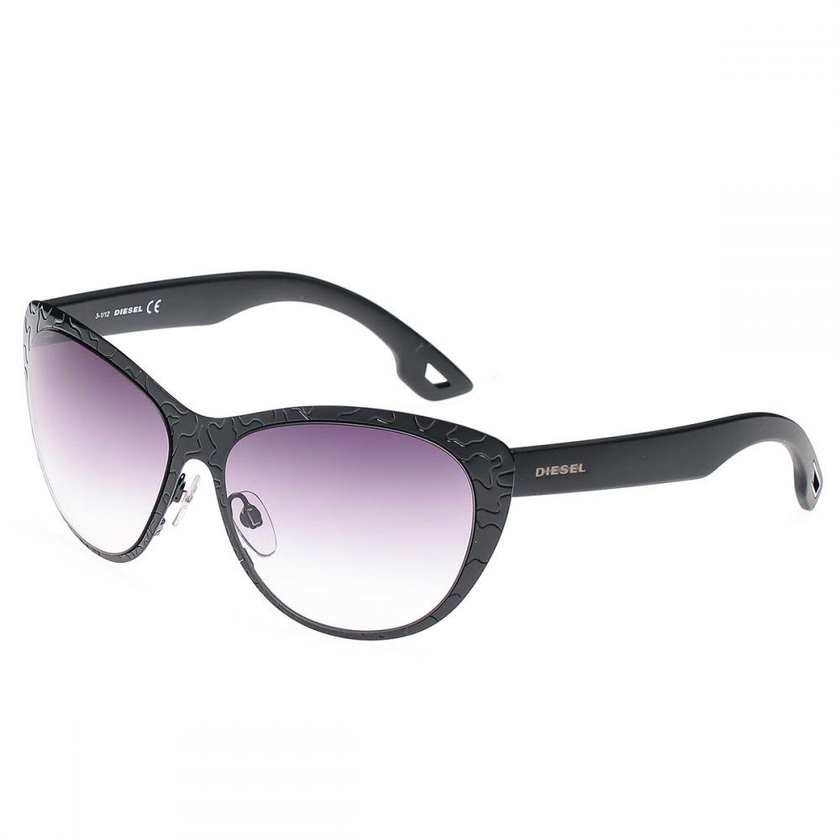 Diesel Cat Eye Black Women's Sunglasses - DL0011-08B - 58-15-150