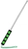 Stainless Steel Telescopic Flag Pole Green/Silver