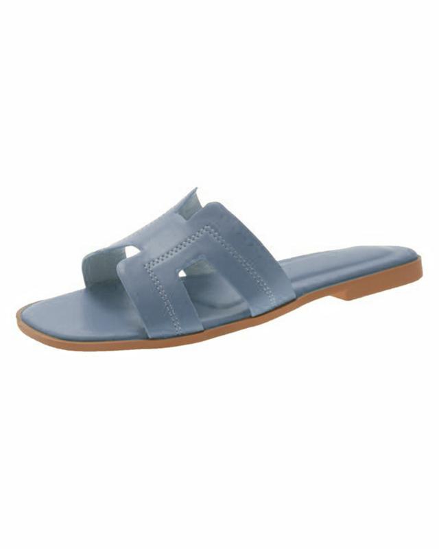 Kime Pastely Holla Slip On Sandal Flat Shoes [SH86] 7 Sizes (7 Colors)