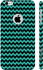 Enthopia Designer Hardshell Case Chvvron Black And Blue Back Cover for Apple Iphone 6