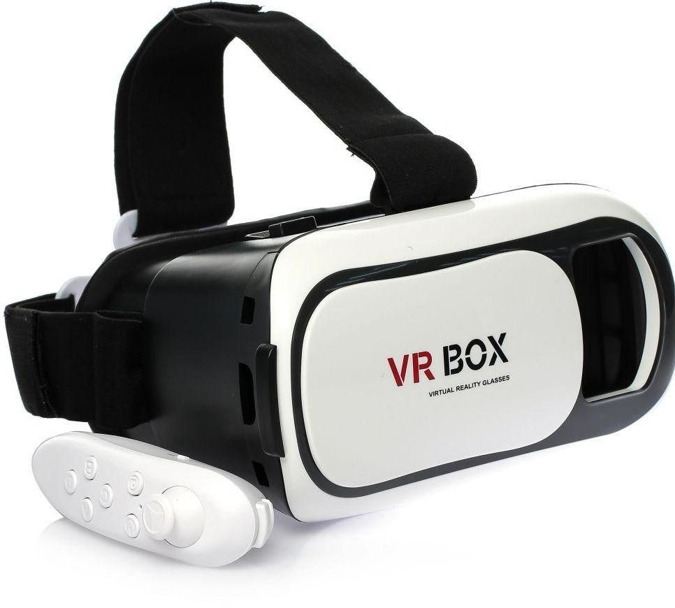 Virtual Reality Headset Universal 3D Glasses Adjust Cardboard VR BOX  with BlueTooth Gamepad Remote Controller