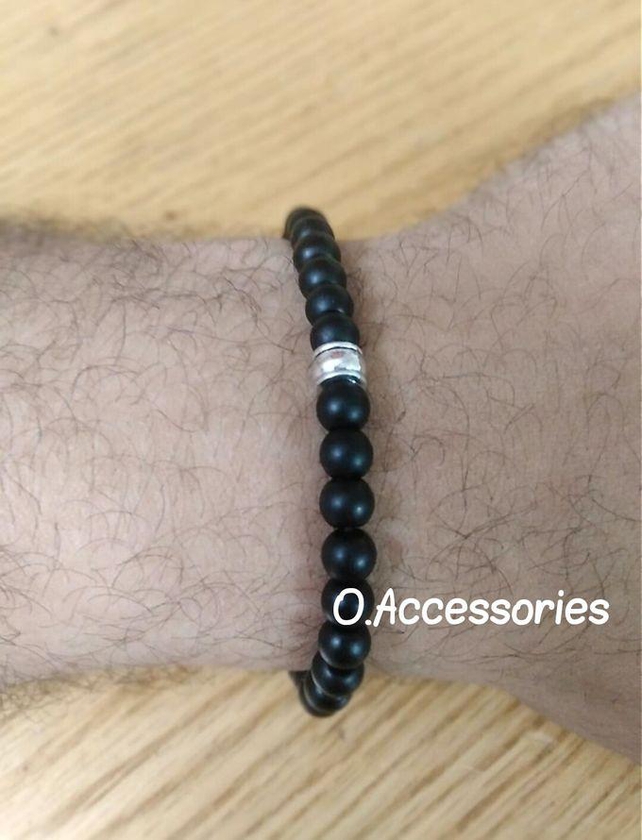 O Accessories Bracelet Black Onyx Small Beads