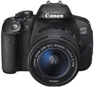 Canon EOS 700D 18-55mm IS STM Lens Kit (18 Megapixels, DSLR Camera, Full HD Movie, Black)