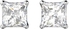 Swarovski Attract Stud Pierced Earrings 5430365 Silver