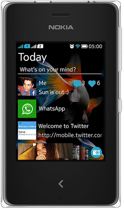 Nokia Asha 500 Single SIM White