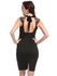 Glamorous Black Polyester Casual Dress For Women