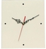 Generic Wall Wooden Clock W-Ob - Off White Brown