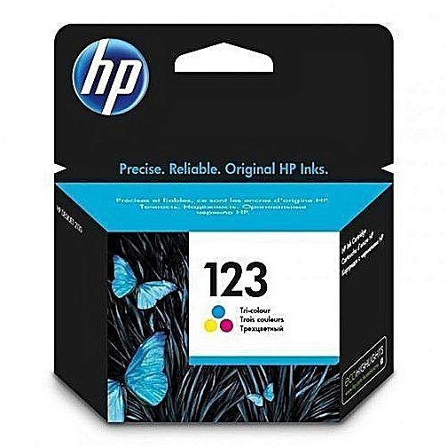 HP 123 Ink Cartridge Tri-color +free Executive Pen