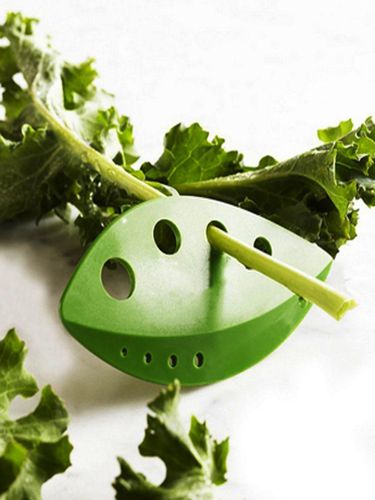 Vegetable Leaves Peeler Chard Collard Greens Herb Stripper Looseleaf Kitchen Tool