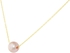 Vera Perla 10K Gold Simple 7mm Purple Pearl Pendant Necklace, 40cm