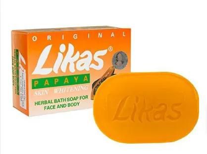 Original Likas Papaya Soap Skin Whitening Papaya Herbal Bath Soap for Face and Body