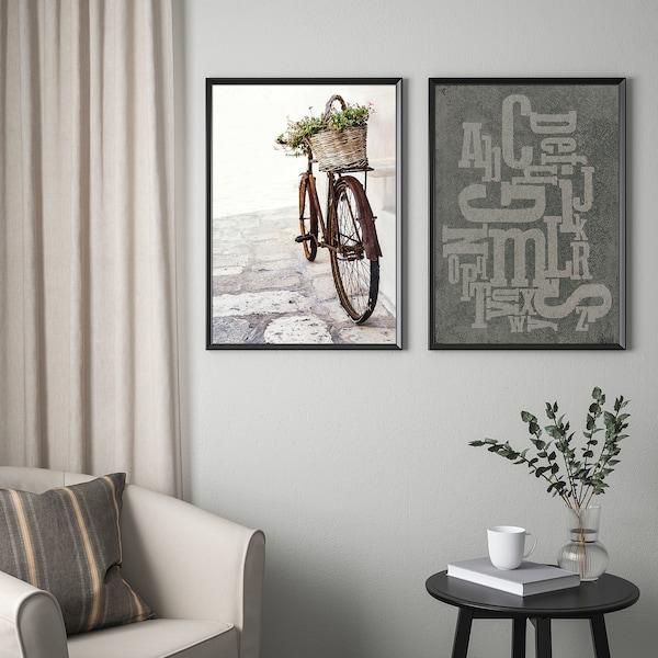 BILD Poster, decorated bicycle, 50x70 cm - IKEA