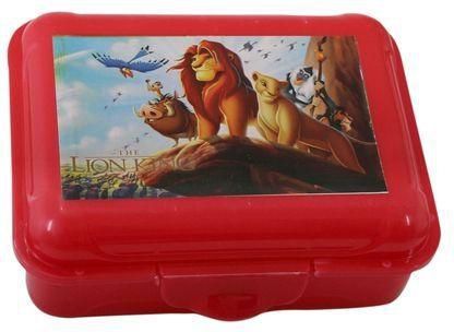 Generic Disney Lunch Box - Simba - Red