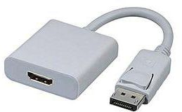 Generic DP DISPLAYPORT MALE TO HDMI FEMALE CABLE CONVERTER ADAPTER FOR PC HP/DELL [awd]