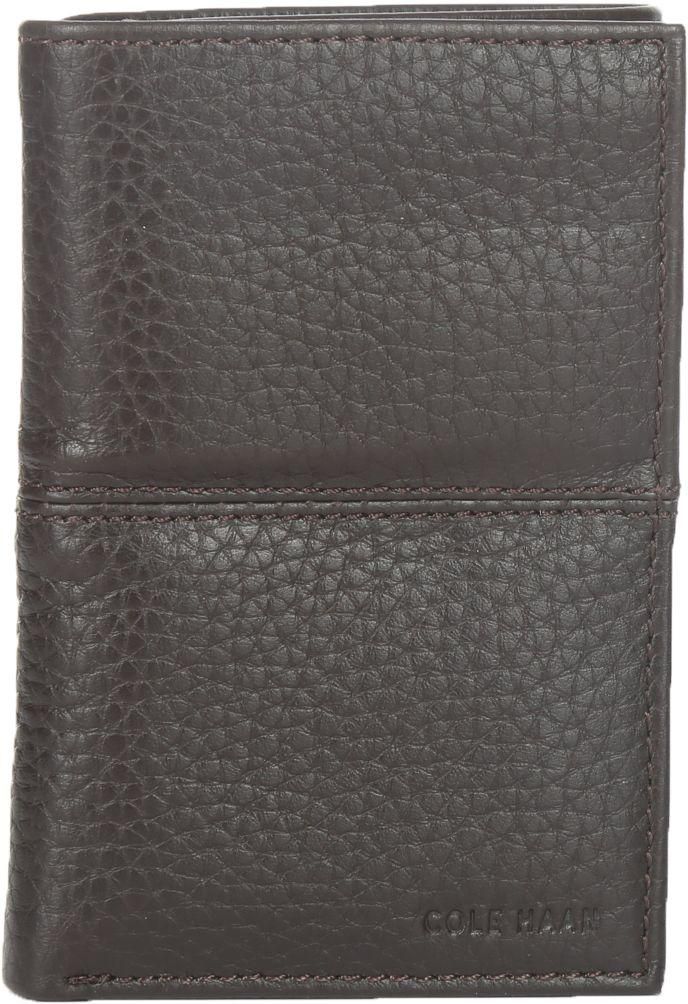 Cole Haan Trifold Leather Wallet For Men , Brown , CHDM21010